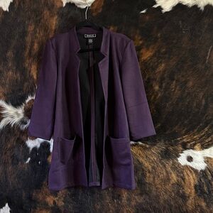 Chico's Elegant Purple Women's Blazer